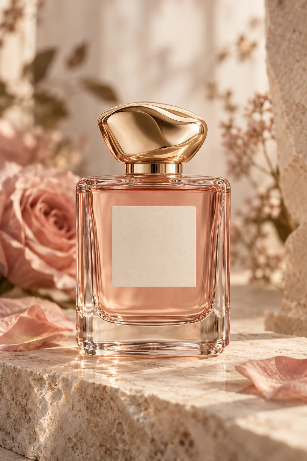 Ranomore Eau de Toilette in a blush glass bottle